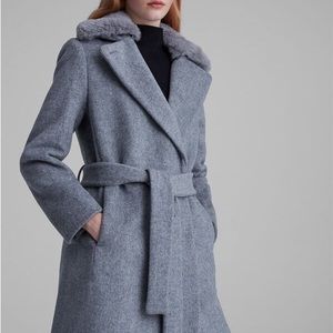Club Monaco Baylee Coat, grey, size XS, wool blend